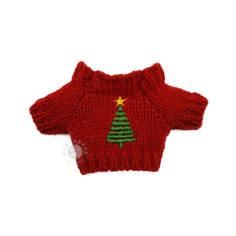 Wholesale 5pcs Toy 14cm Embroidered Knitted Door Dog Elf Doll Accessories