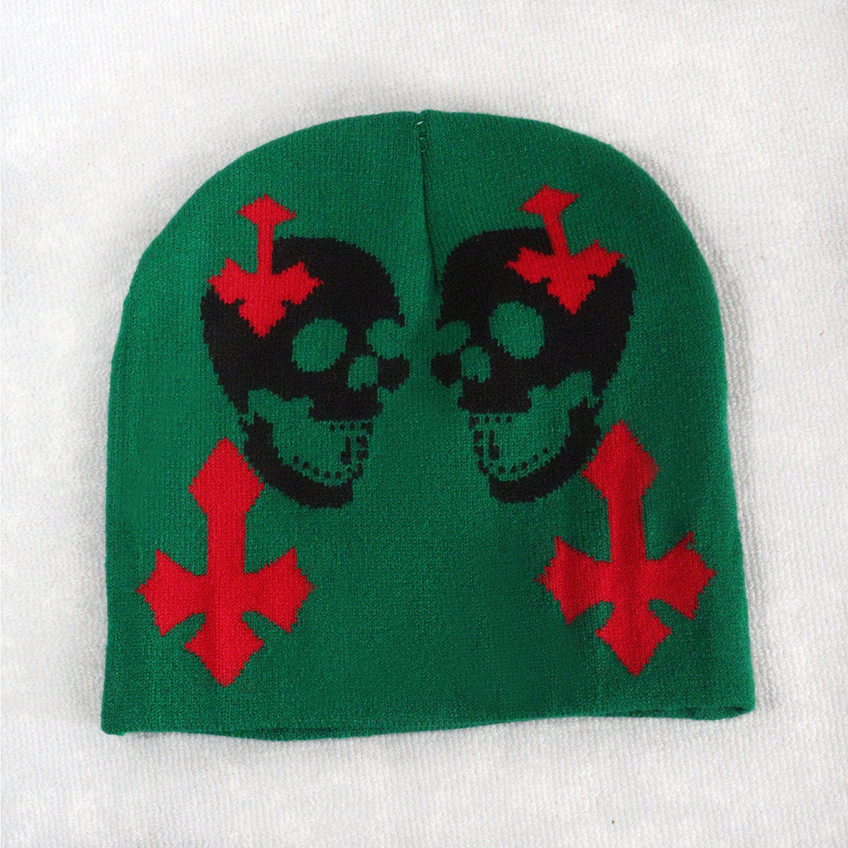 Wholesale Skull Street Style All-match Men's and Women's Autumn and Winter Jacquard Beanie