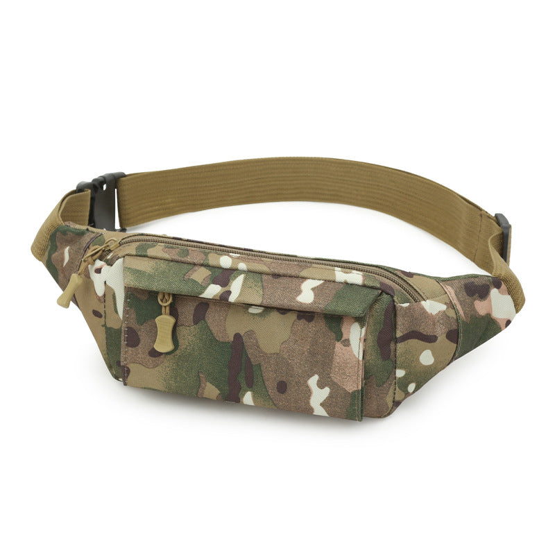 Wholesale Men's waist bag outdoor mountaineering cycling climbing mobile phone bag crossbody chest bag