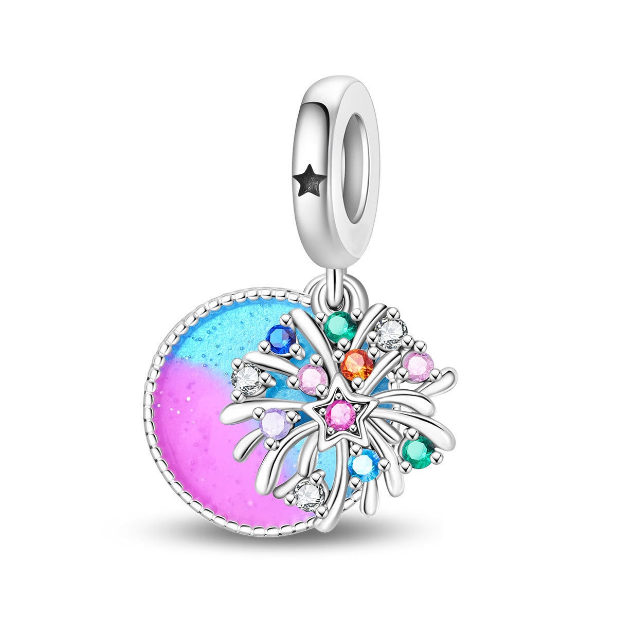 Wholesale Feather Fireworks Mask Charms