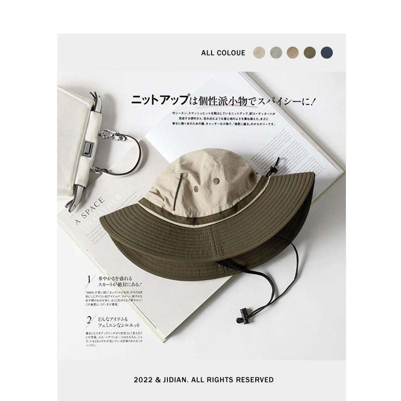 Sombrero de cubo con cordón de algodón al por mayor