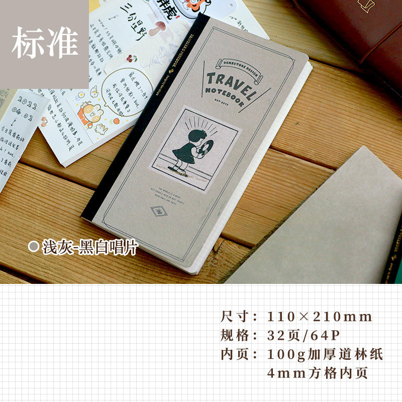 Wholesale 10PCS Blank Square Literary and Artistic Replacement Inner Pages of Notebooks