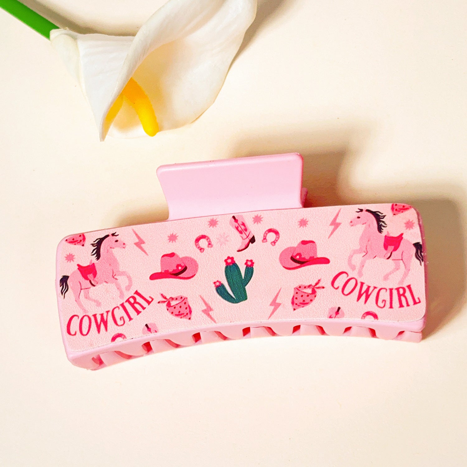 Wholesale Western cowboy print leather grabber