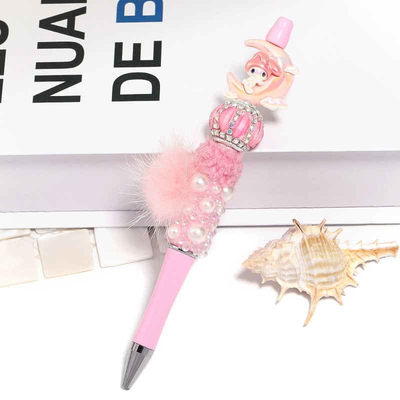 Wholesale 10pcs Princess Rhinestone Chain Lantern Drill Ball Bead Heavy Industry diy Moe Beaded Pen Mobile Phone Chain Accessories Material