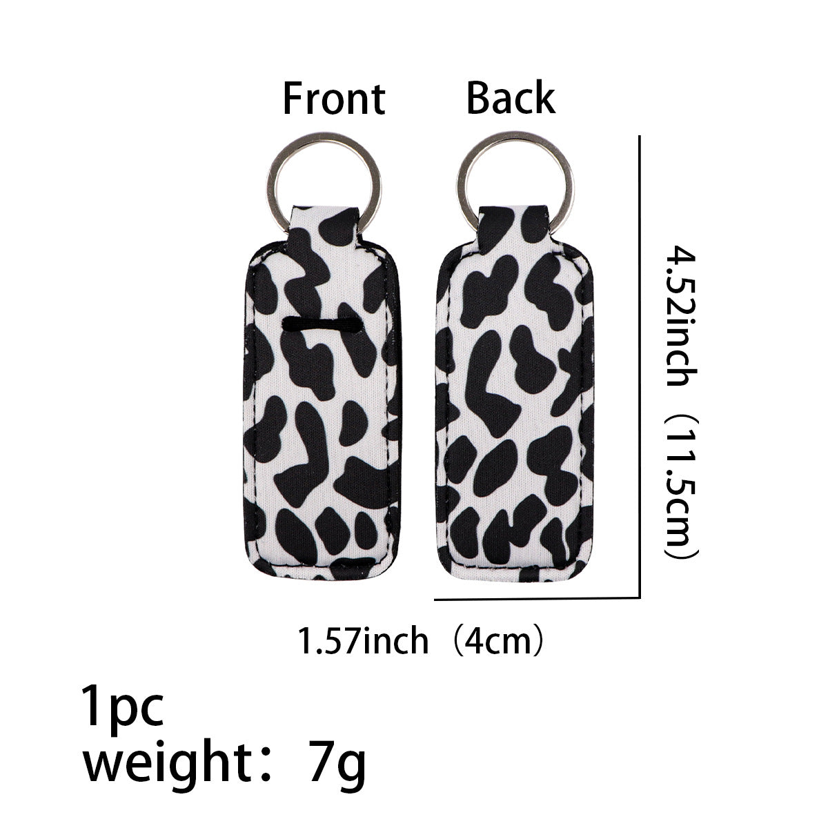 Wholesale Leopard Lipstick Set Keychain Accessories