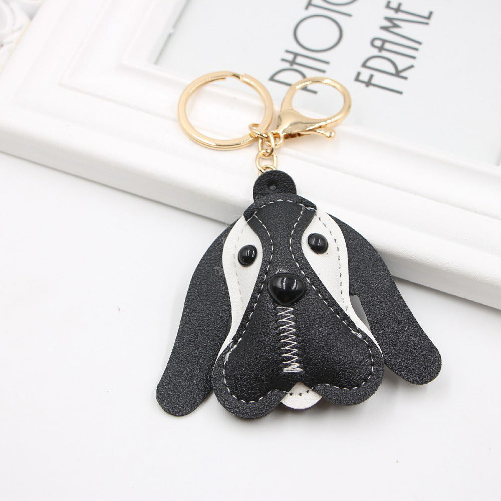 Wholesale of British Beagle Animal Leather Keychains