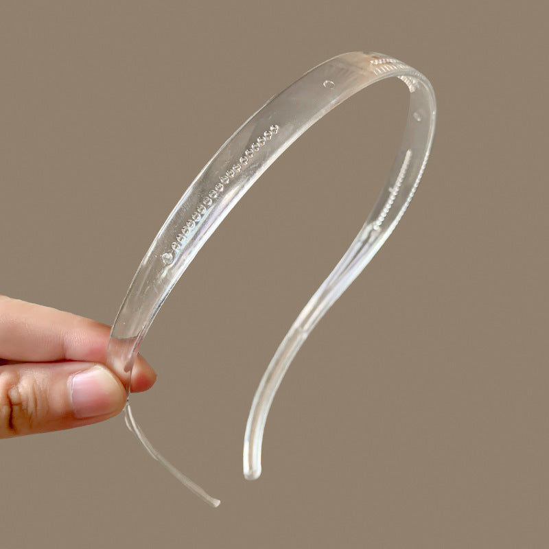 Wholesale Retro simple French style all-match outdoor face washing sponge headband for women