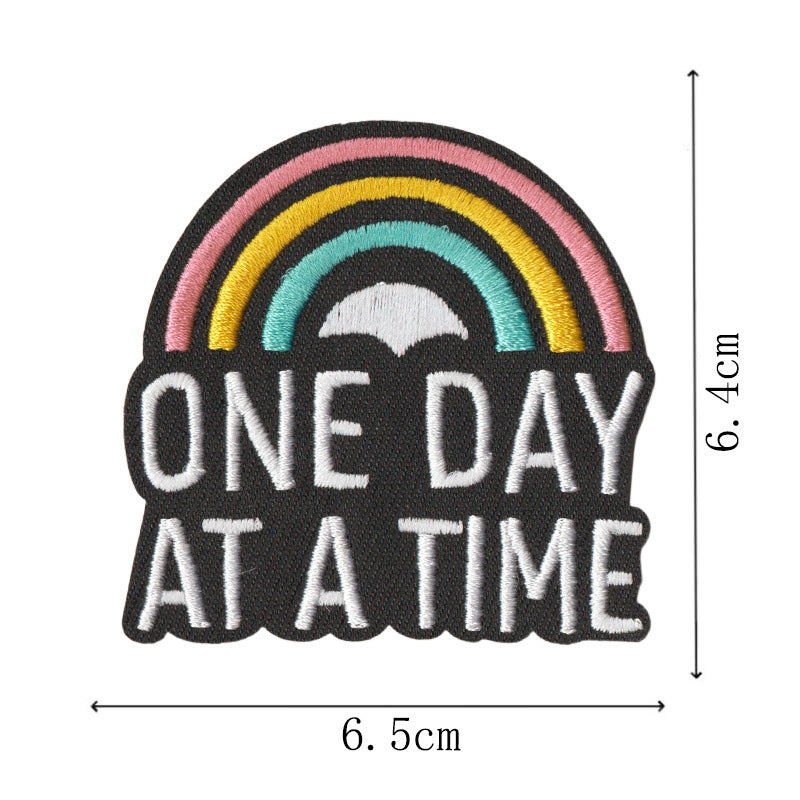 Wholesale Alphabet Women Empowerment Slogan Embroidered Patch