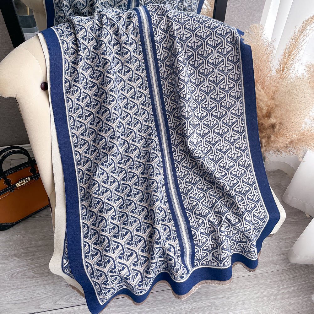 Wholesale Autumn and Winter Thick Imitation Cashmere Scarf