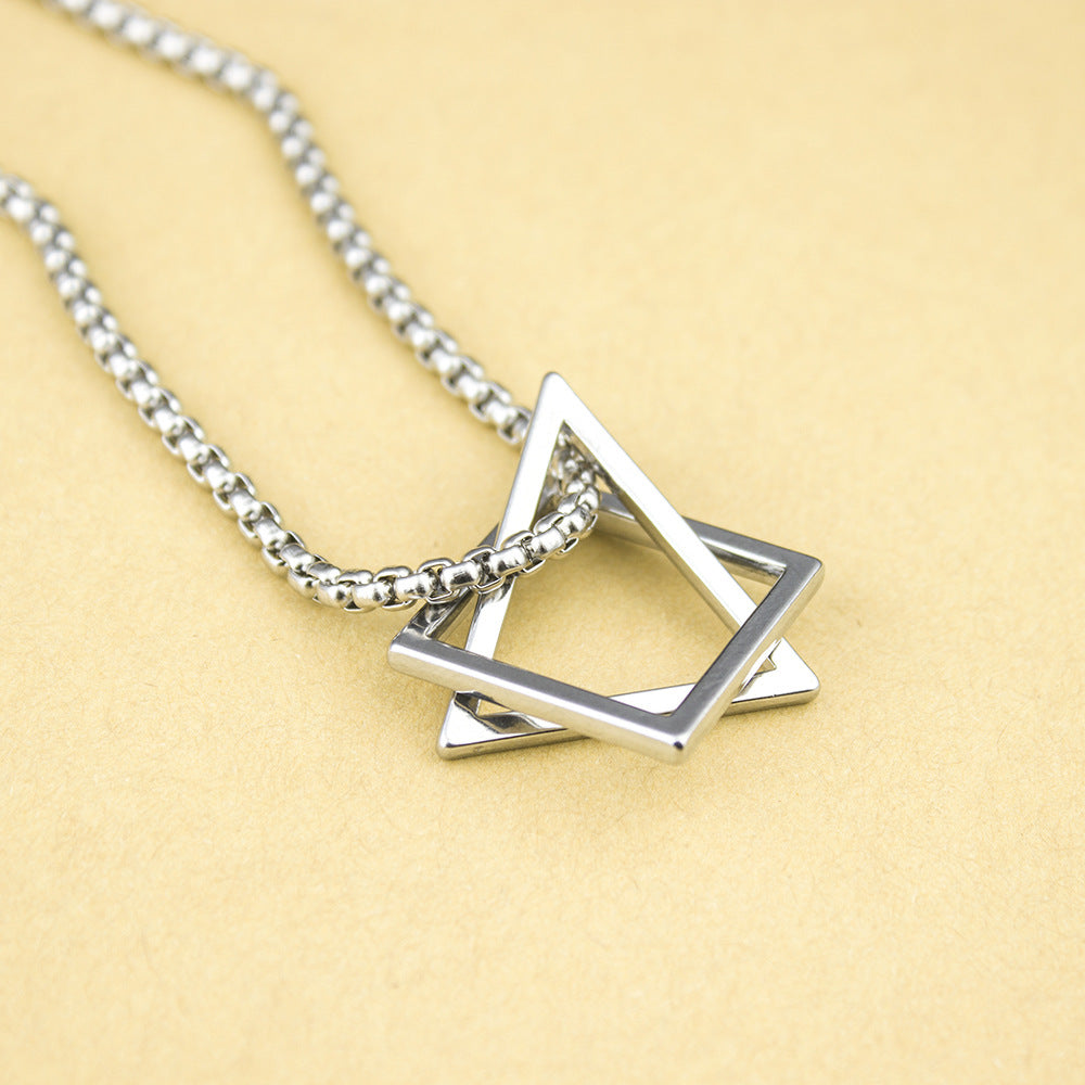 Wholesale Triangle Hip Hop Long Sweater Chain