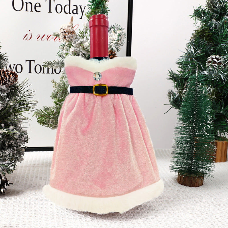 Wholesale Christmas decorations faceless doll wine bottle cap  decoration