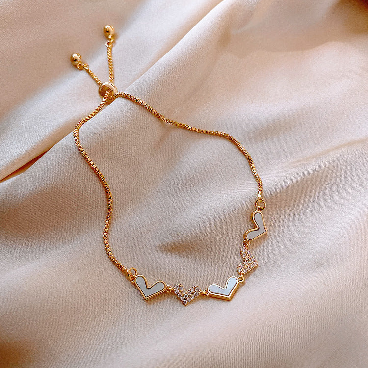 Wholesale Cat's eye stone fish bracelet fashion bracelet net celebrity simple fashion design sense hand jewelry