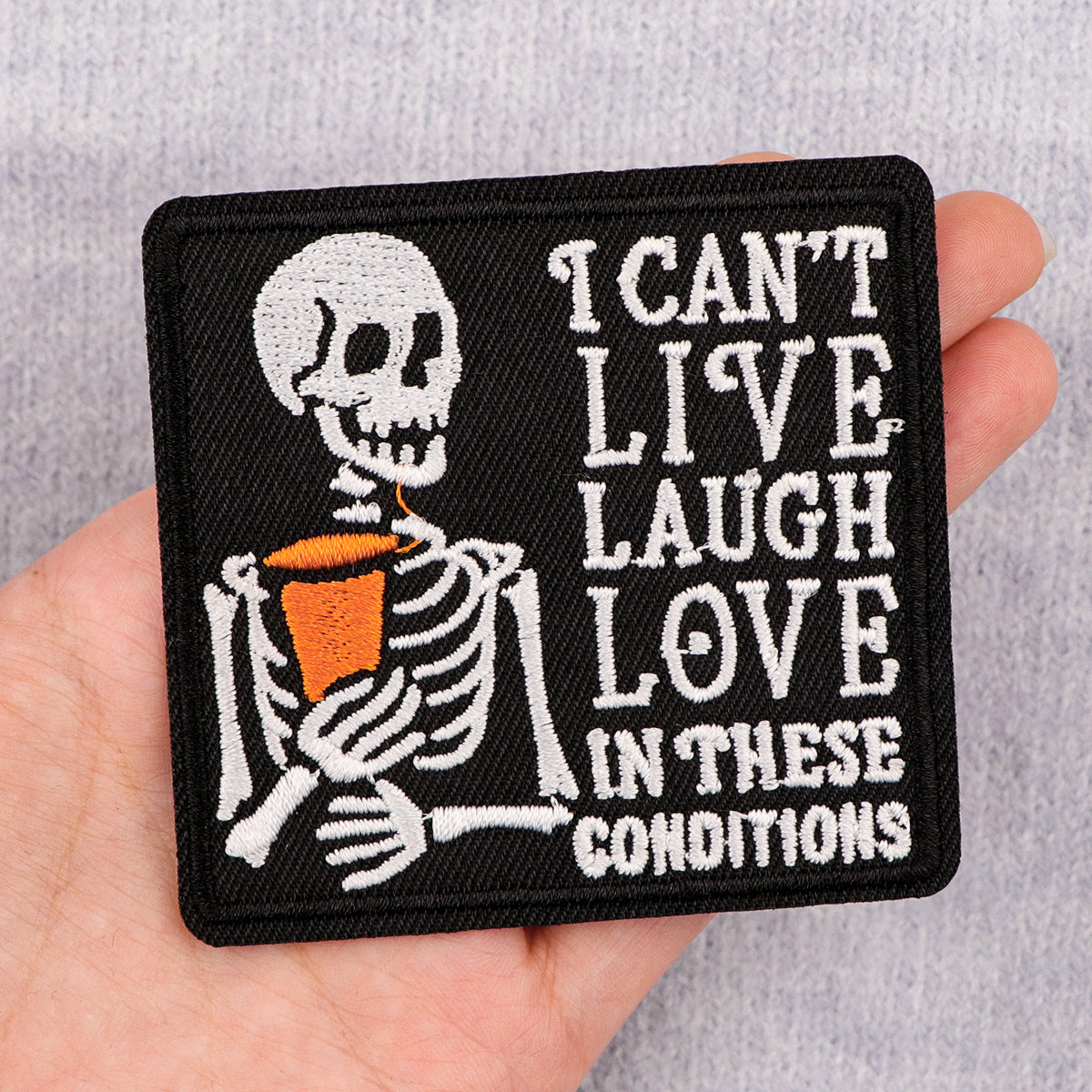 Wholesale 5pcs Quotation Embroidered Cloth Sticker Letter Patch Clothing OLY Exclusive