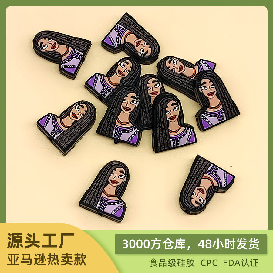 Wholesale 10pcs Jesus Virgin Silicone Beads