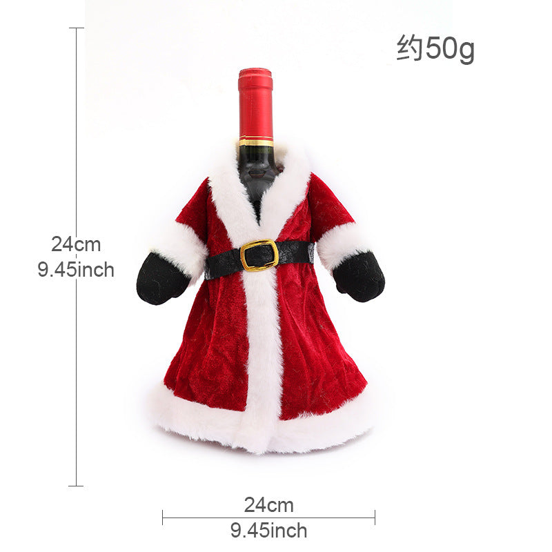 Wholesale Christmas decorations faceless doll wine bottle cap  decoration