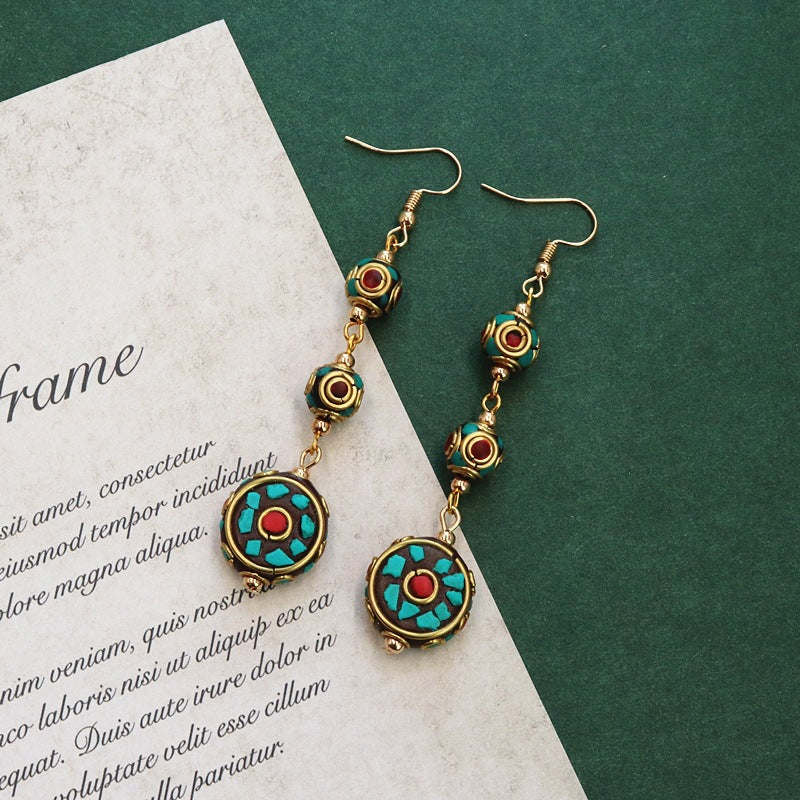 Wholesale Nepal Minimalist Alloy Earrings