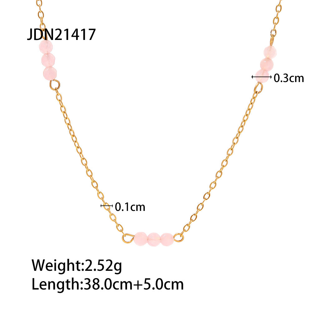 Wholesale Pearl Trend Fashion Women's Stainless Steel Necklace