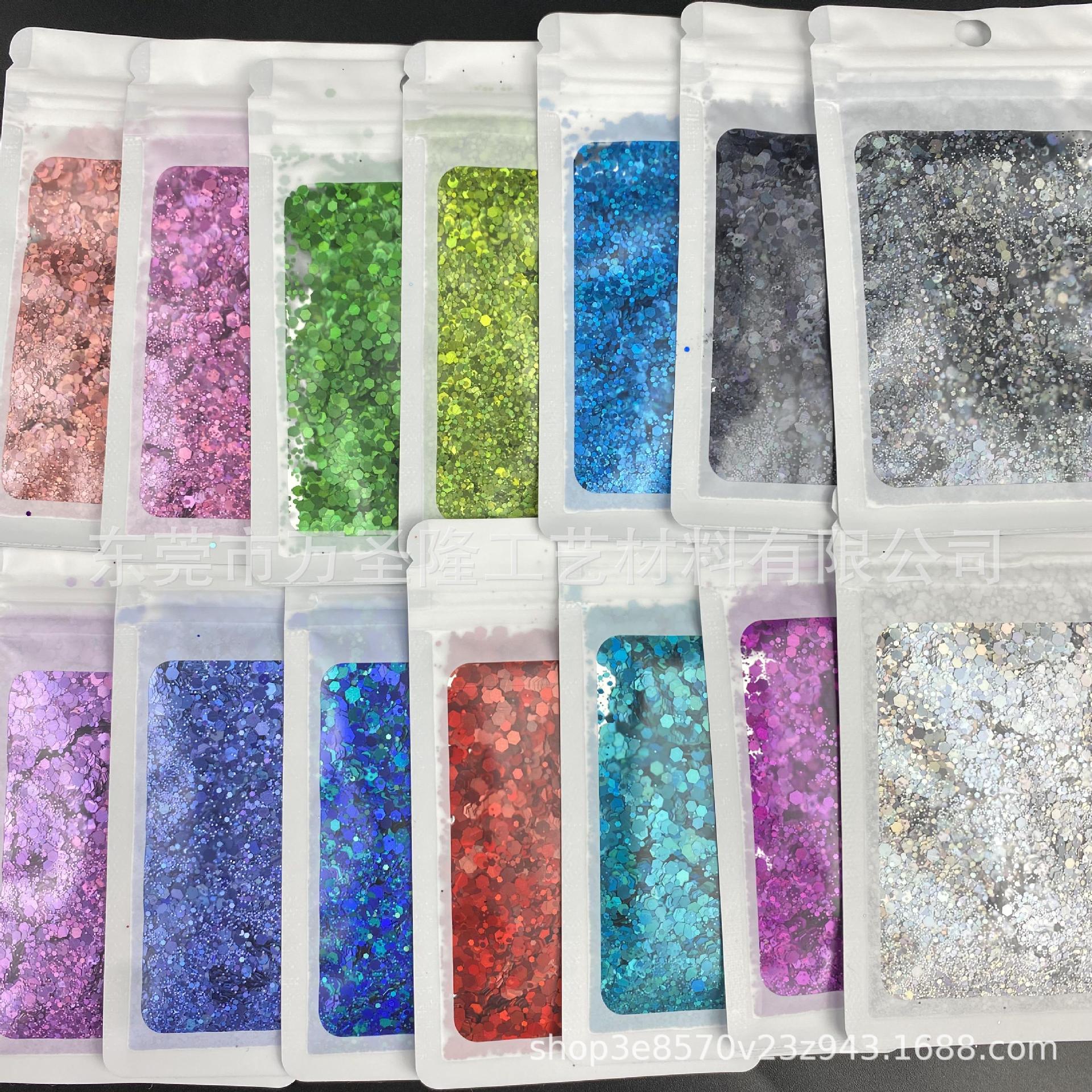 Wholesale Popular Holographic Mixed Size Sequins Filler