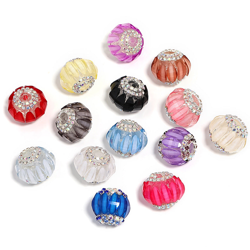 Wholesale 20pcs Heavy Duty Petal Rhinestone Chain Beads