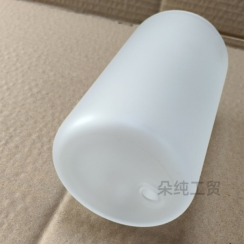 Wholesale Sublimation Mason Glass 12oz/16oz Coke Cup Cans Frosted Straws Single and Double Glass Bamboo Cover Cup