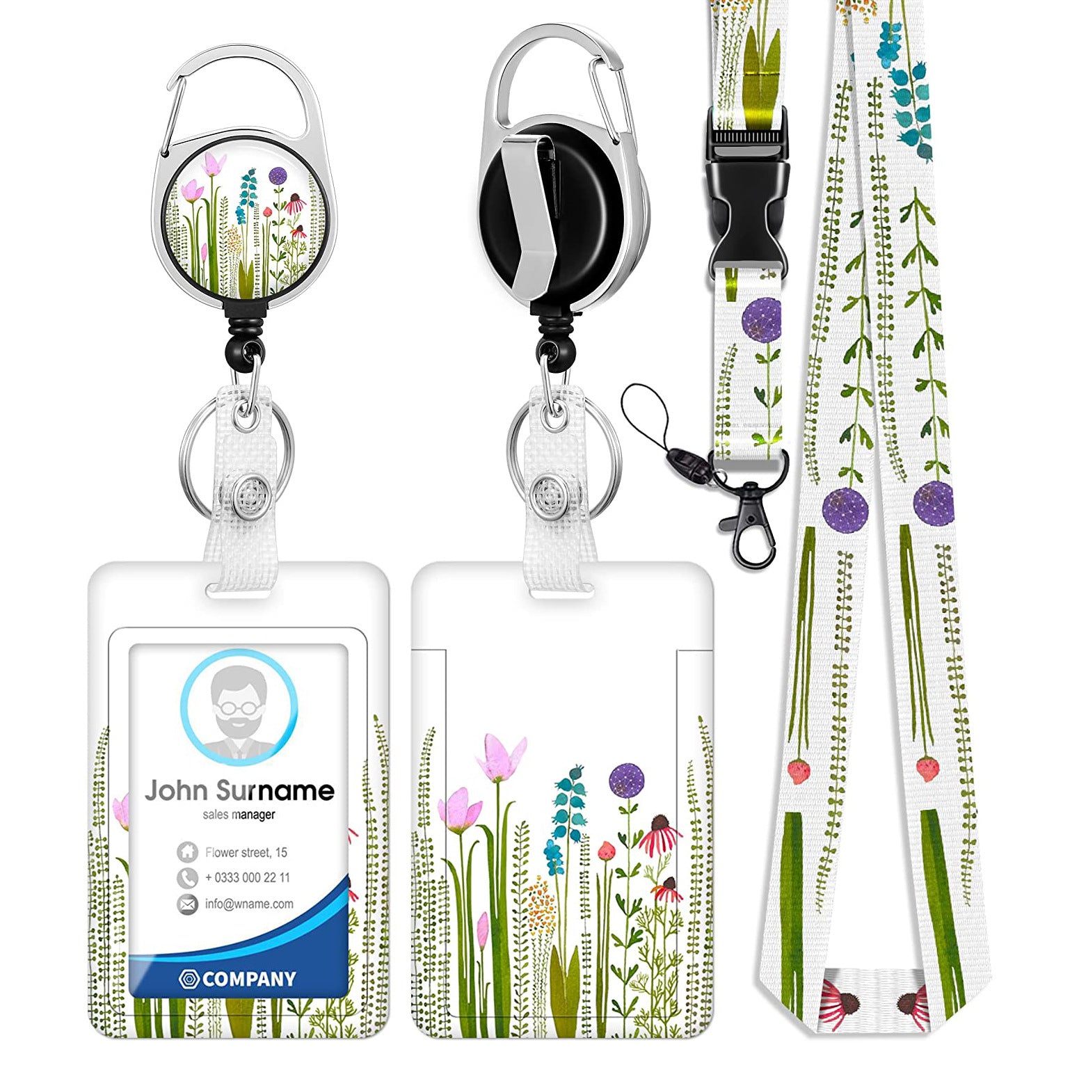 Llavero de poliéster de mármol de mármol al por mayor