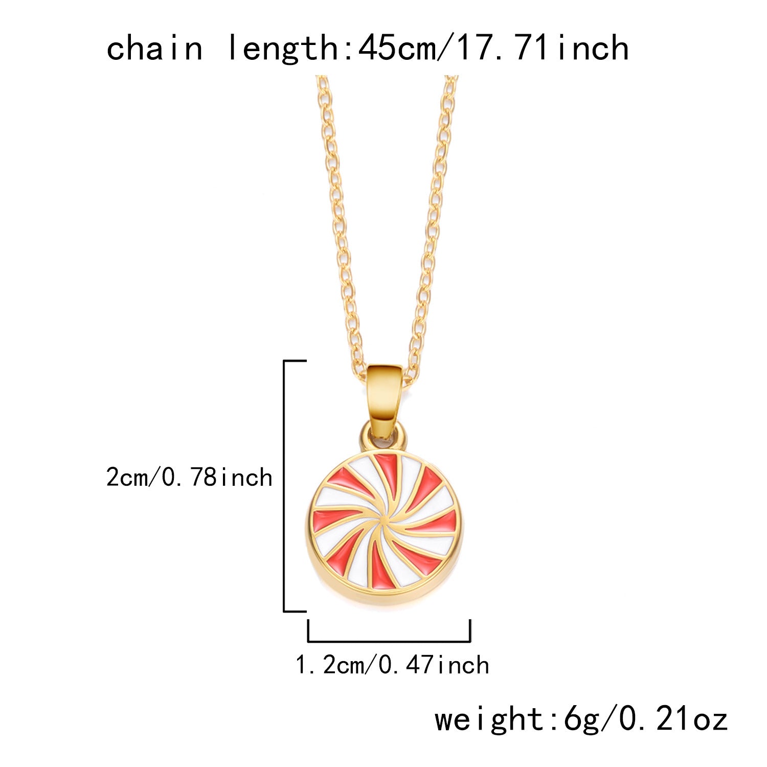 Wholesale Christmas Dopamine Colored Necklace