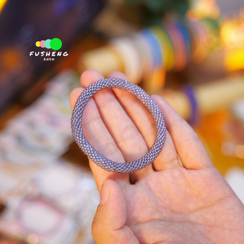 Wholesale Nepal Japanese Essential Oil Diffuser Hand-woven Solid Color Bracelet