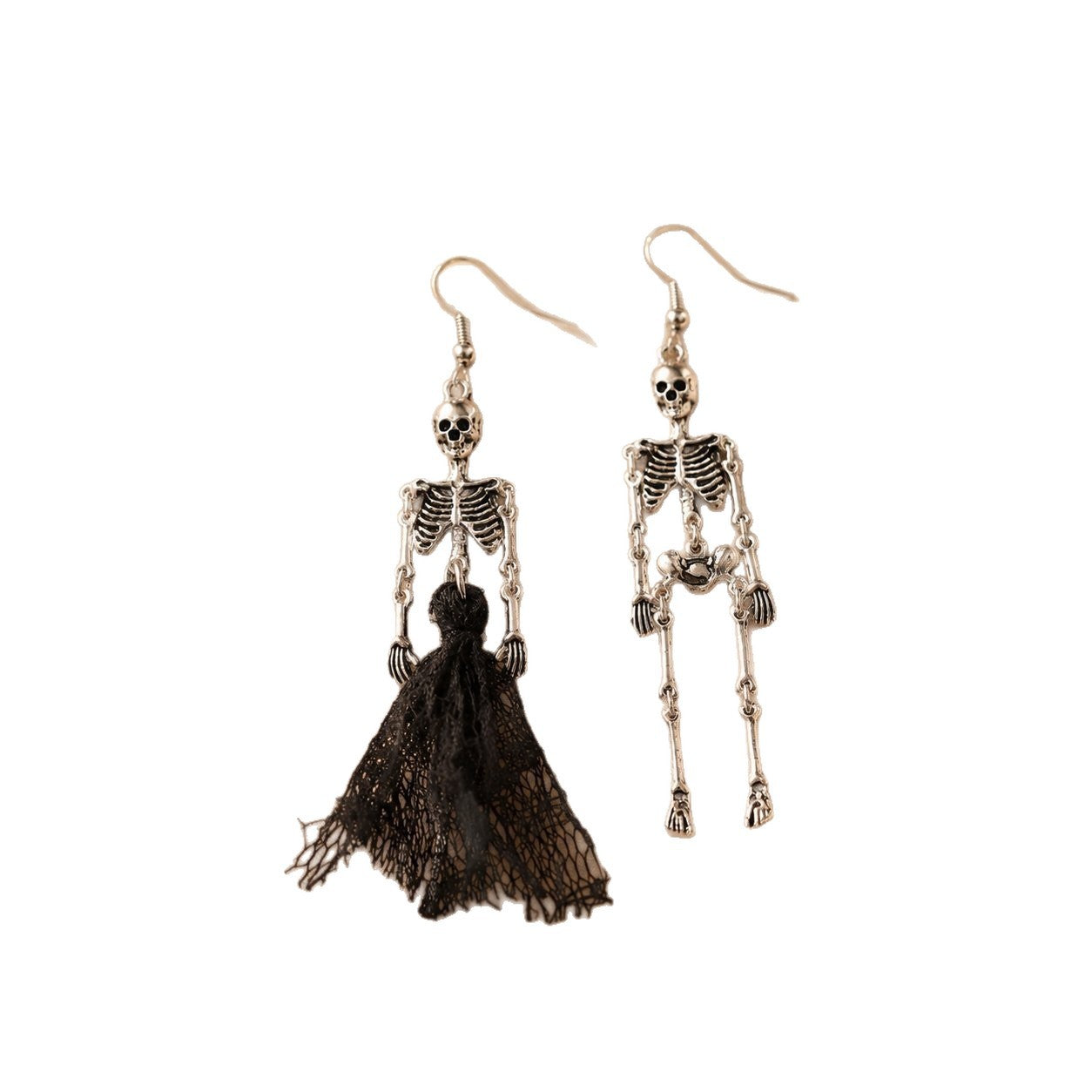 Wholesale Alloy  Pumpkin Skeleton Earrings Retro Distressed Fashion Accessory Gift Boutique Resale