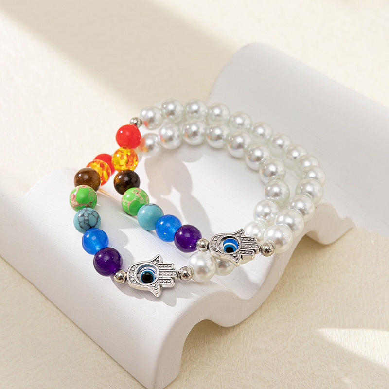 Wholesale Love Magnetic Elastic Bracelet Set