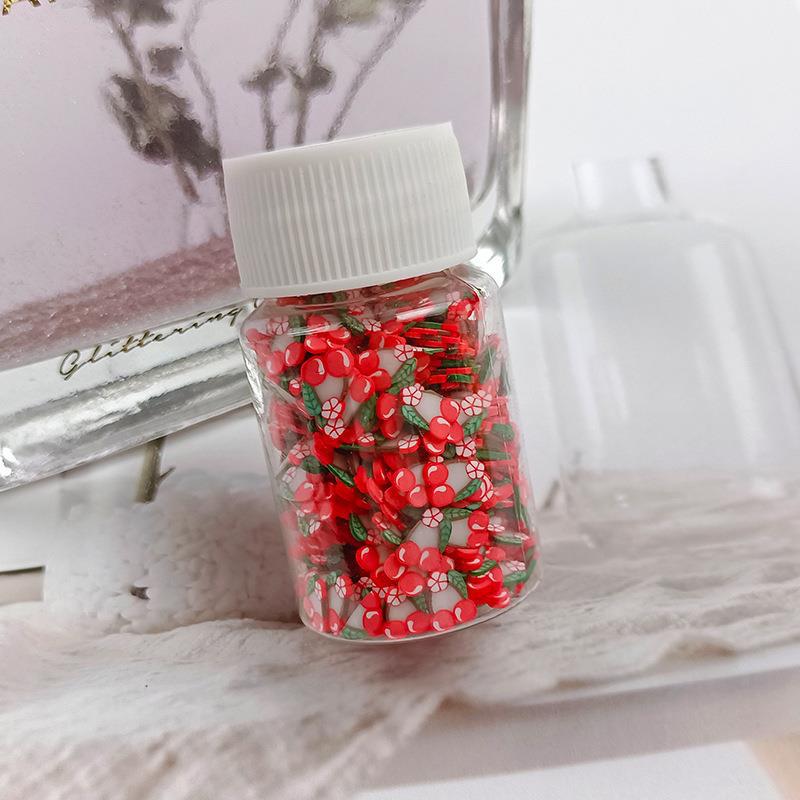 Wholesale Fruit clay slices 20ml small bottle 15g