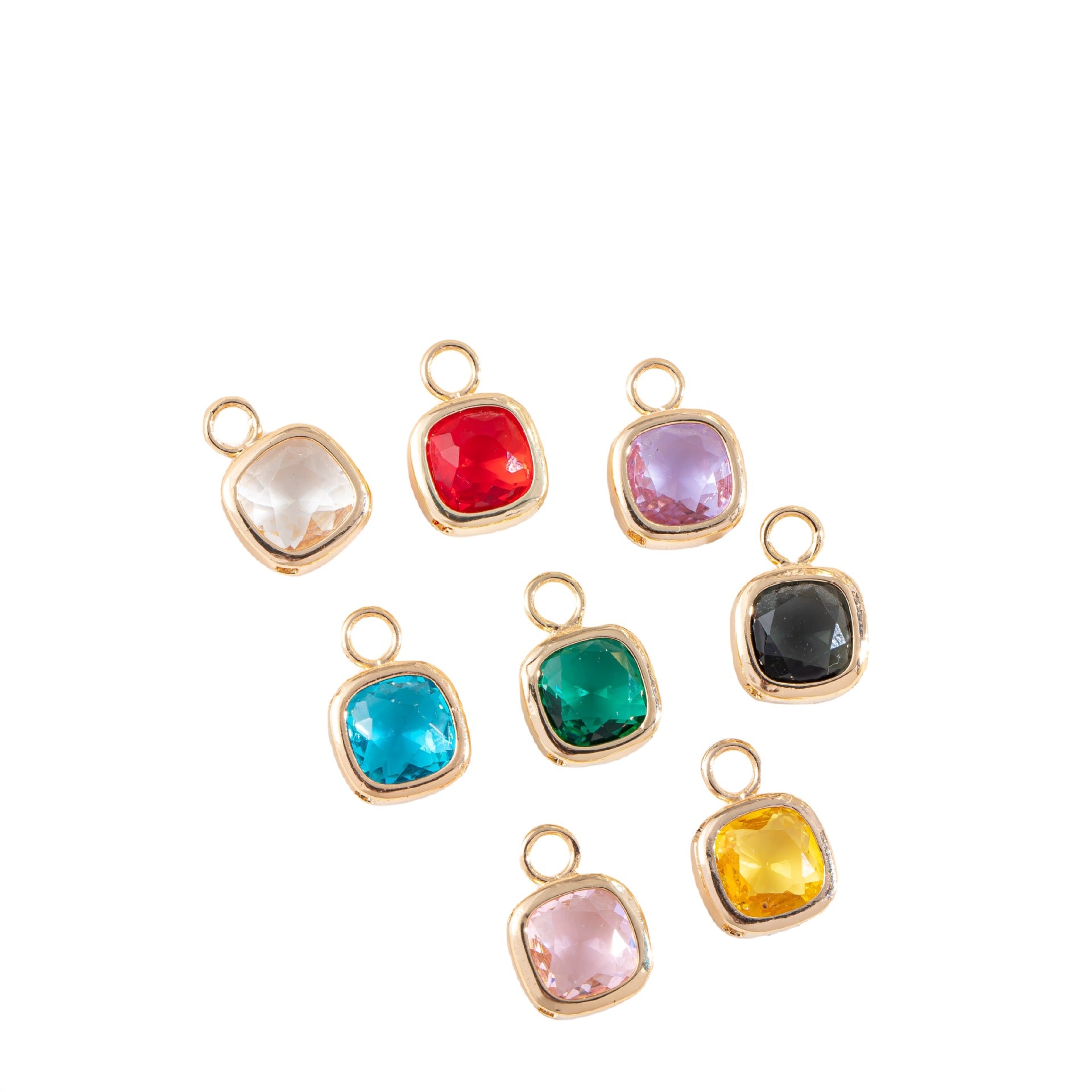 Wholesale Crystal Sugar Cube Pendant Accessories