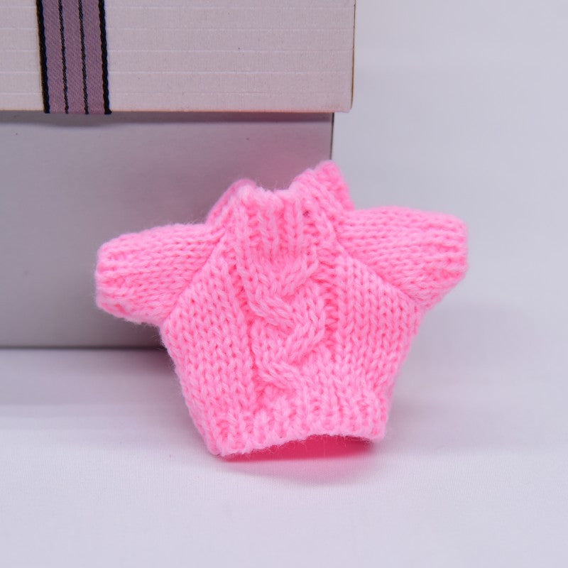 Wholesale Wholesale 10cm Handdog Doll Replacement Clothes Sweater Toy Cotton Doll Accessories Finished Dress-up Accessories