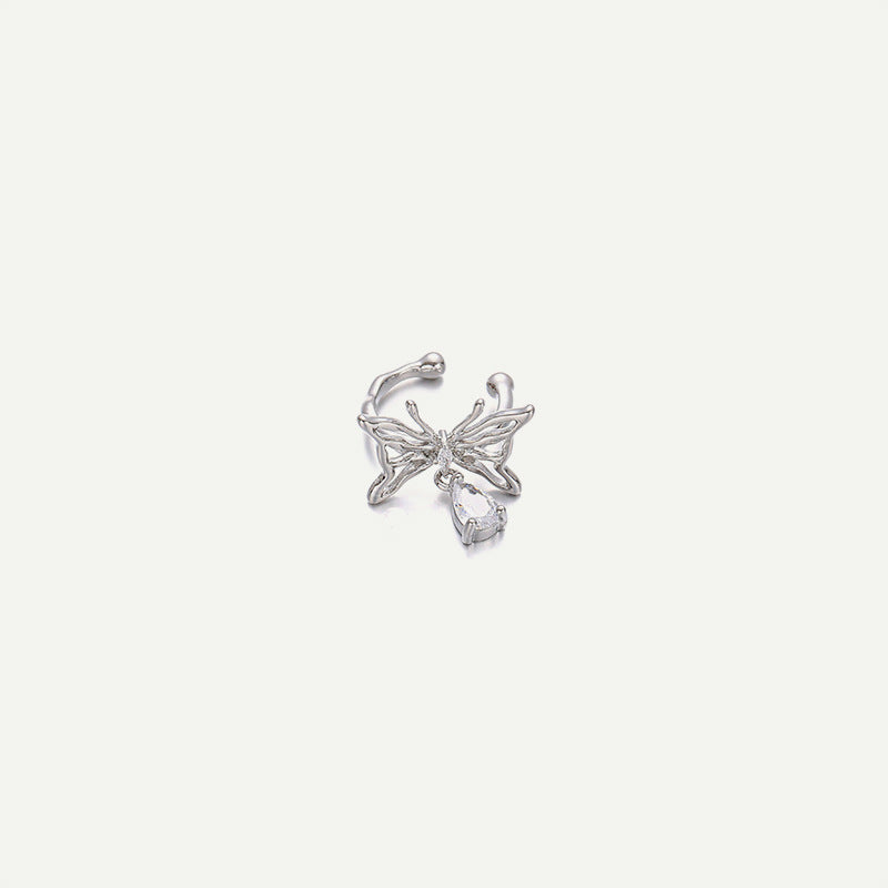 Wholesale Zircon ear clip without hole