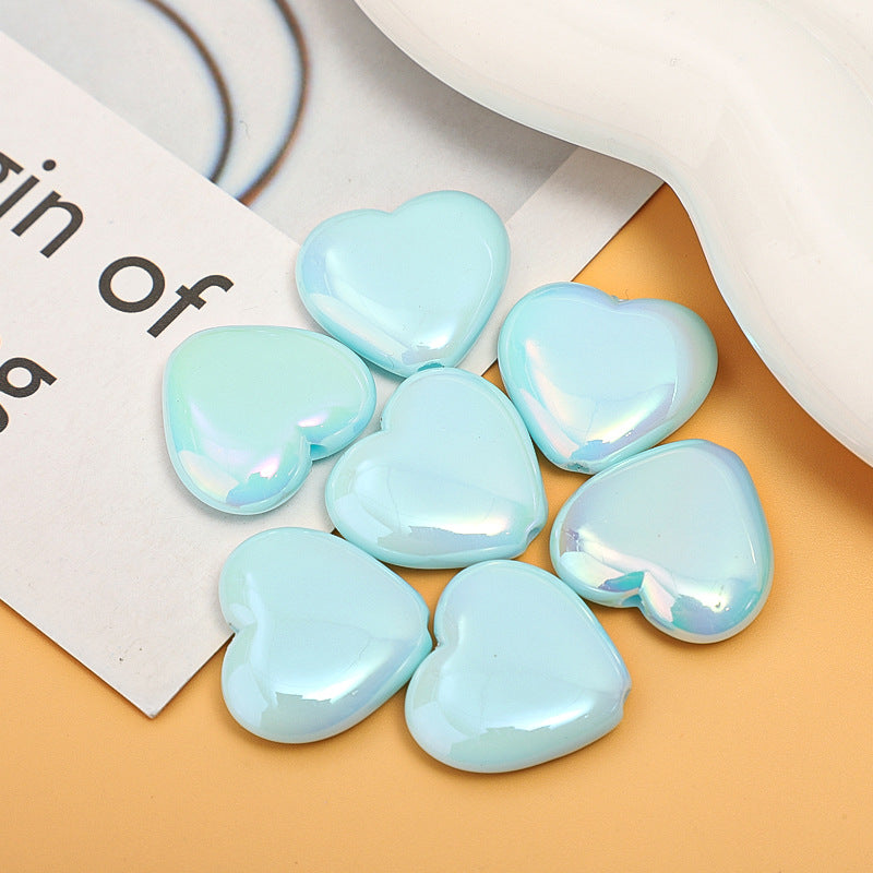 Al por mayor 100 piezas de amor brillante corazón de amor acrílico