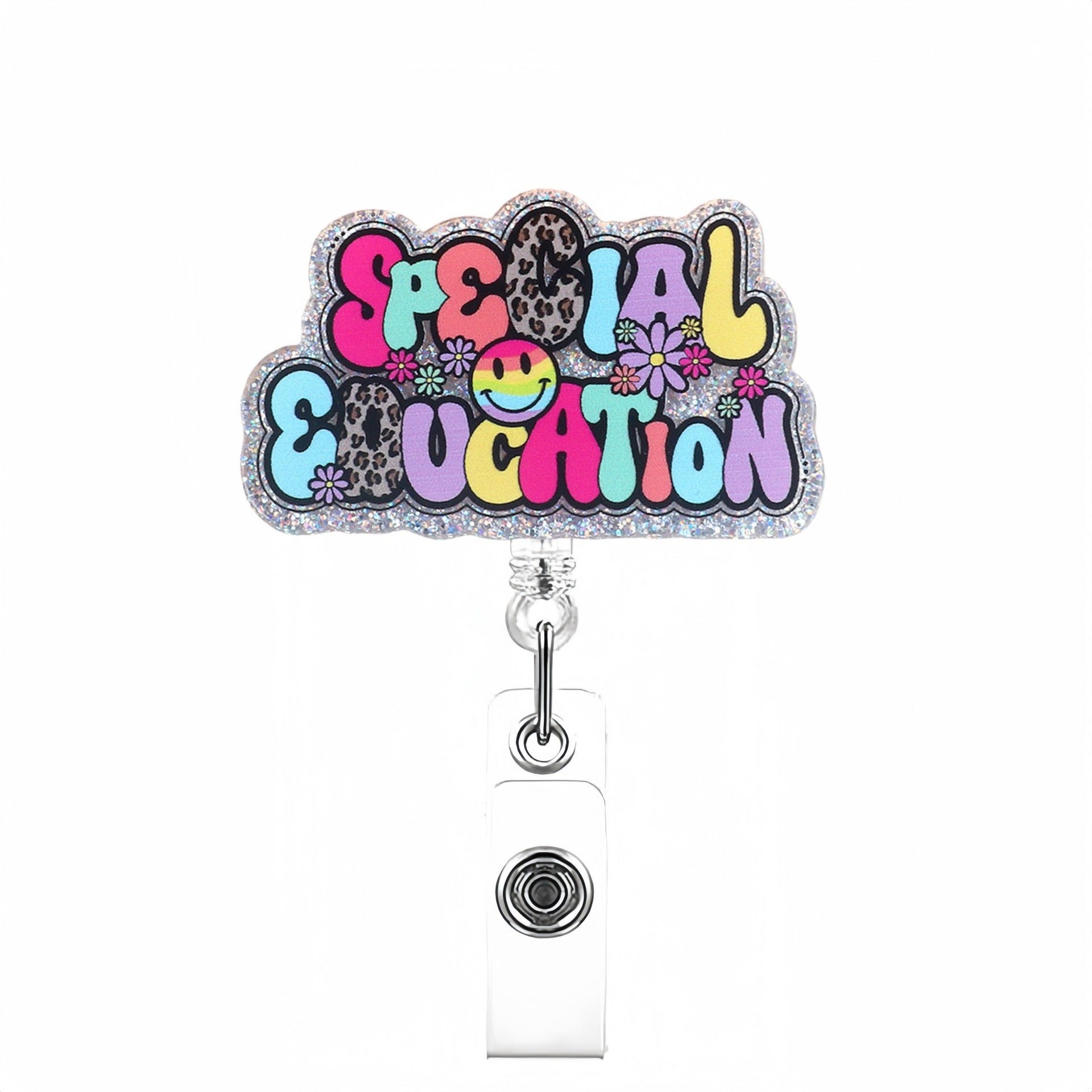 Wholesale acrylic stethoscope bow nurse themed telescopic rotating clip