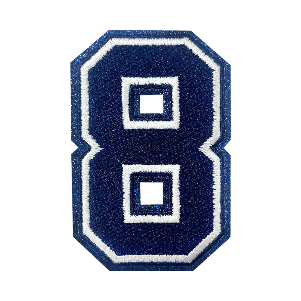 Wholesale Baseball Numbers 0 9 Iron On Embroidery Patches Polyester Fashion Accessory DIY Craft Supply For Clothing And Boutique Resale