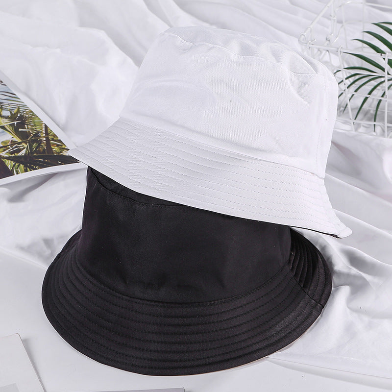 Wholesale Solid Color Double-sided Fashionable All-match Sunshade Bucket Hat