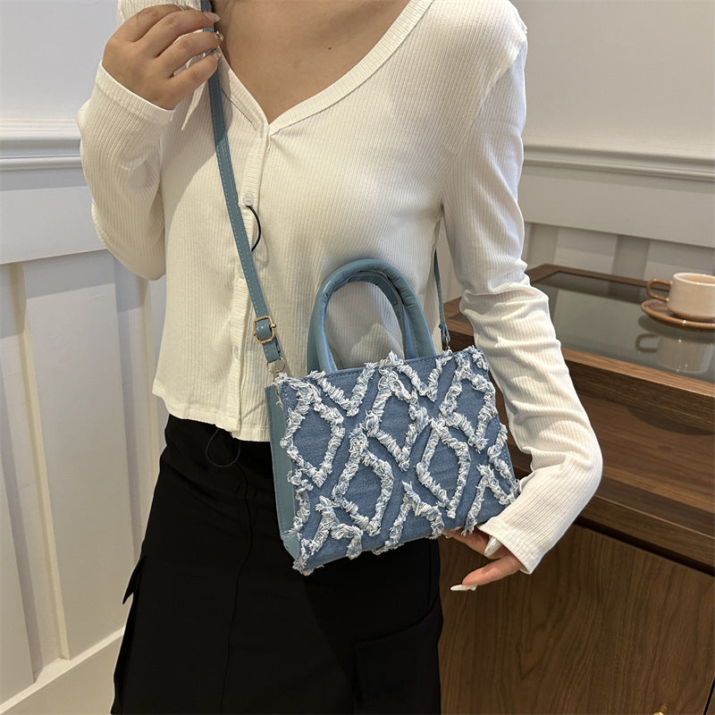 Wholesale Fashion Commuter Large Capacity Lingge Light Luxury Simple Handbag