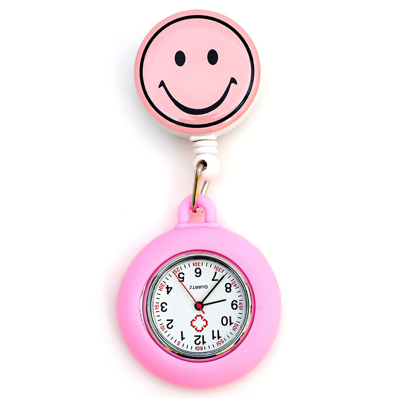 Wholesale Silicone Cartoon Telescopic Nurse Pocket Watch