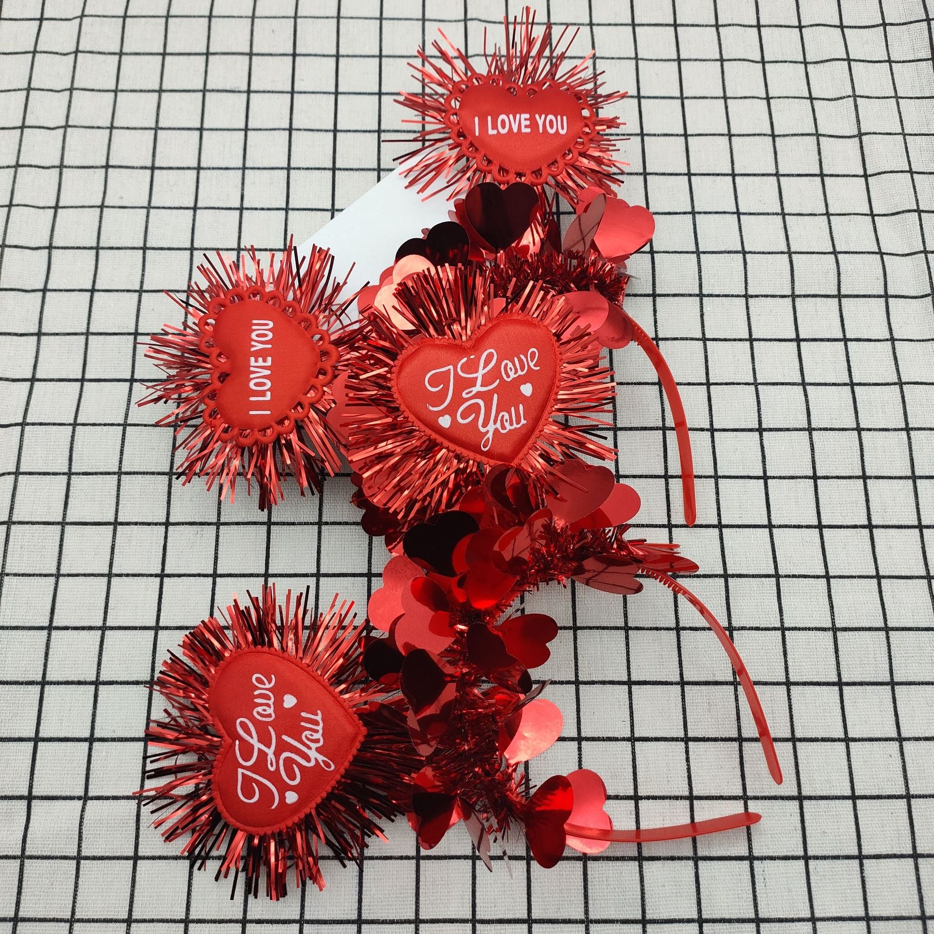 Wholesale Valentine's Day love dance wedding dress headband single party headdress