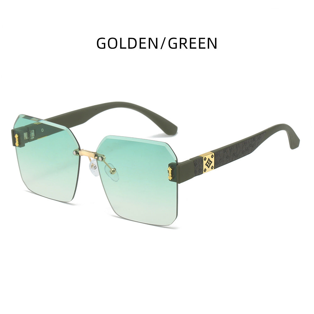 Wholesale Frameless Cut Edge UV Protection Polarized Sunglasses