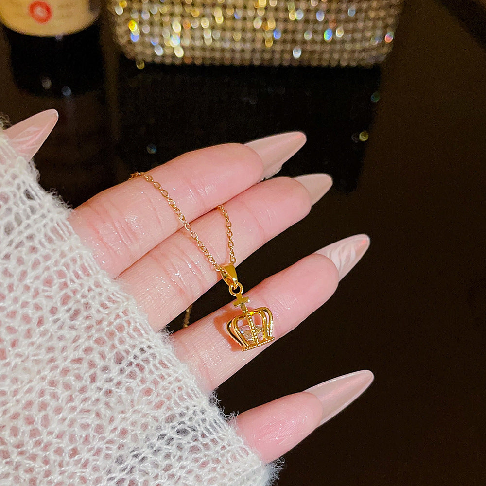 Wholesale Titanium Steel Necklace Women's All-match Sweet Chain Accessories