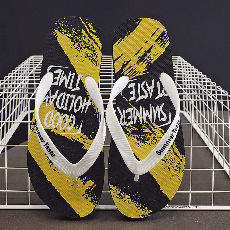 Chanclas de estilo de graffiti de PVC al por mayor