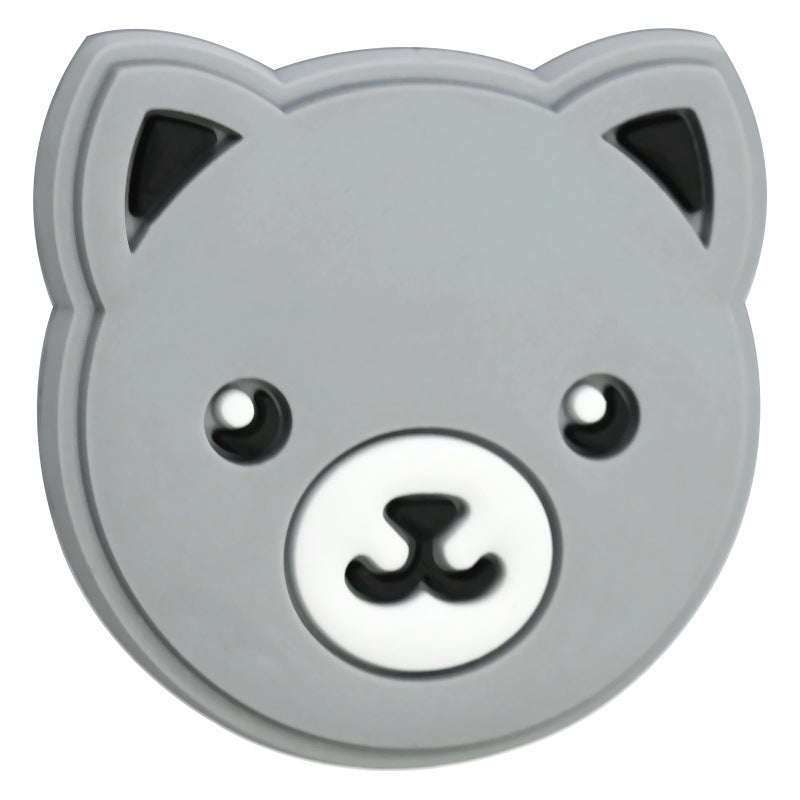 Wholesale  Random 100pcs/pack  Cartoon animal beaded PVC soft rubber beads