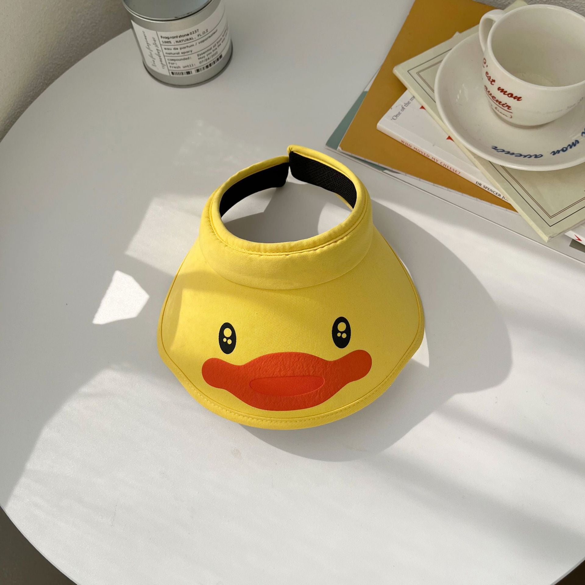 Summerante de verano de algodón para niños dibujos animados de pato amarillo