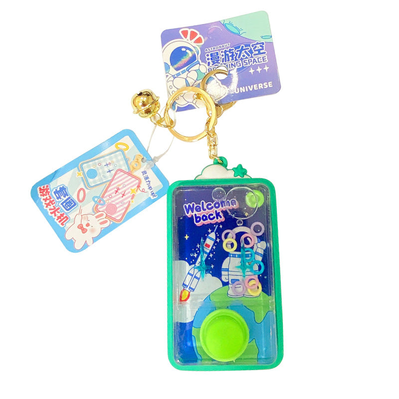 Wholesale Astronaut Unzip Game Water Machine Ferrule Keychains