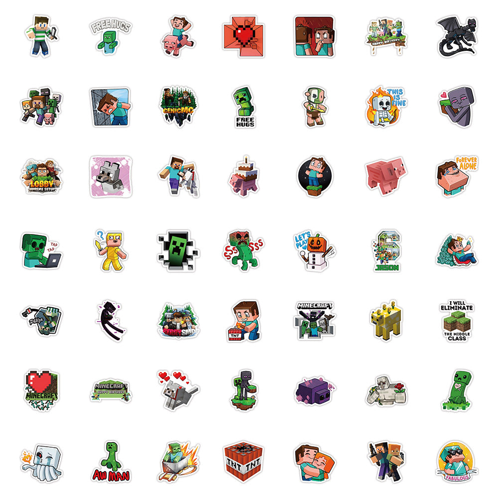 Wholesale 52 Cute Cartoon My World Waterproof Vinyl Stickers OLY Exclusive