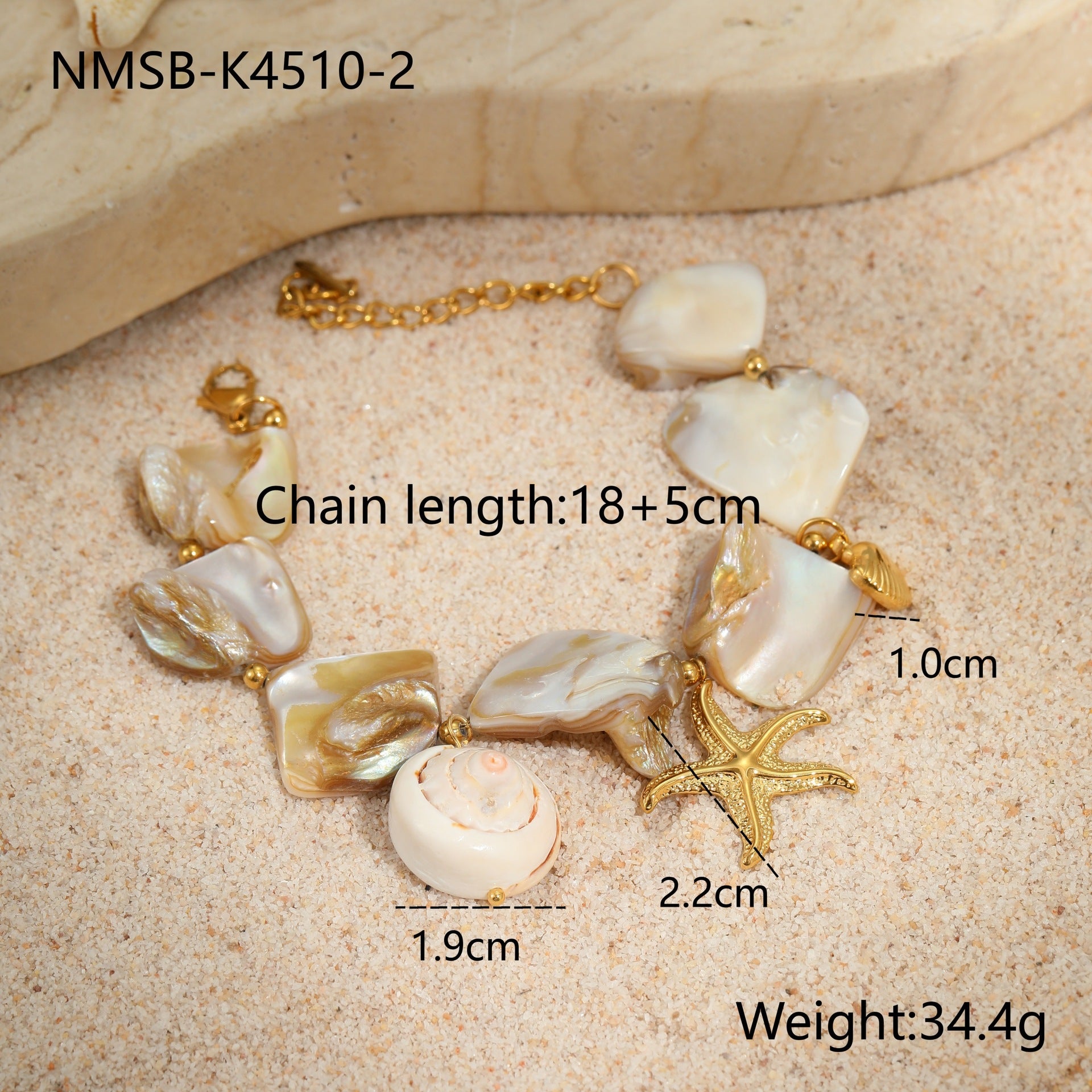 Wholesale Ocean Series Holiday Style Necklace Bracelet Earrings Summer Jewelry