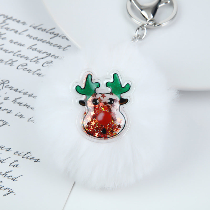 Wholesale Christmas Plush Pendant Keychain