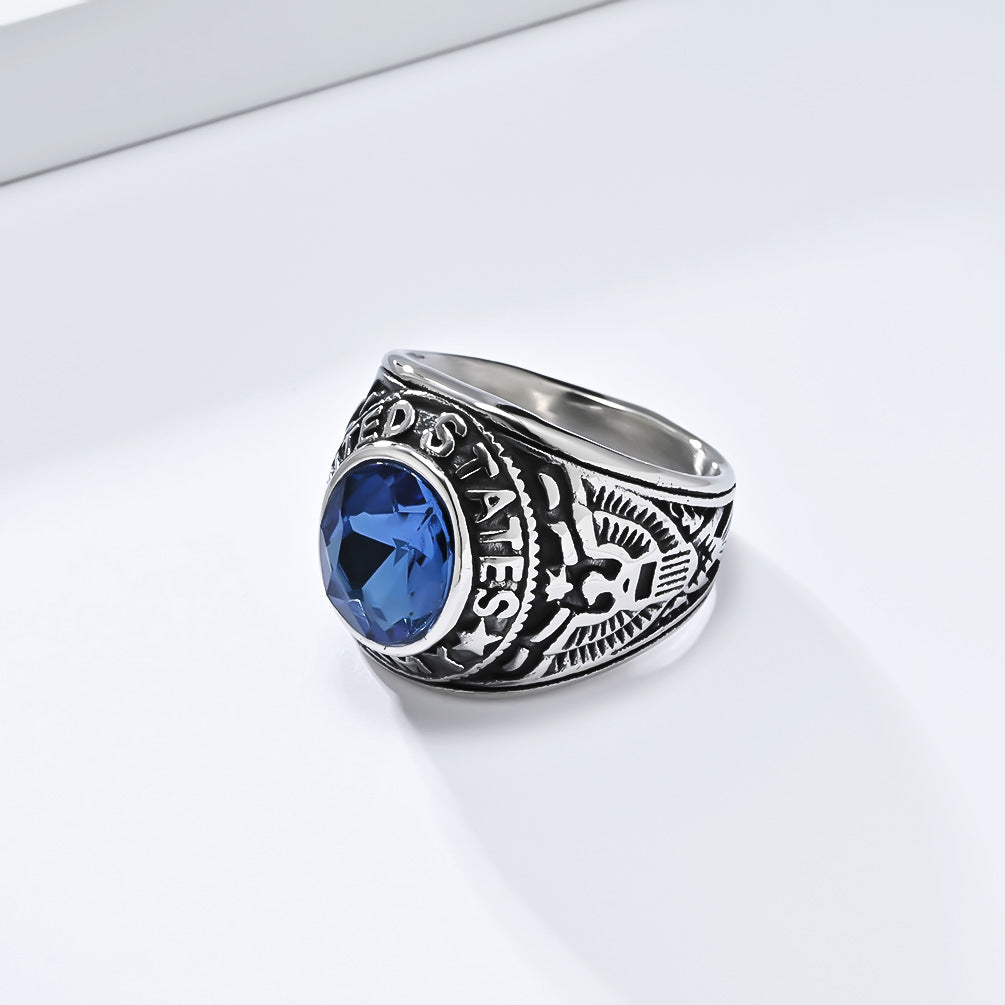 Wholesale Vintage Titanium Steel Ring